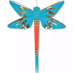 SoundWinds Damselfly Hanging Banner - Blue