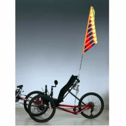 SoundWinds Sail Recumbent Bike Flag - Yellow