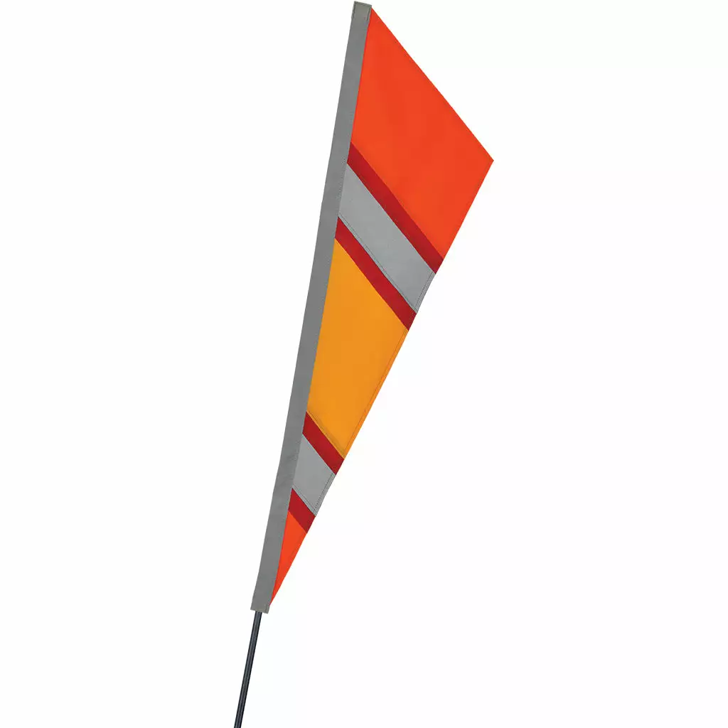 SoundWinds Reflective Fanion Recumbent Bike Flag - Orange 3 SoundWinds Reflective Fanion Recumbent Bike Flag - Orange
