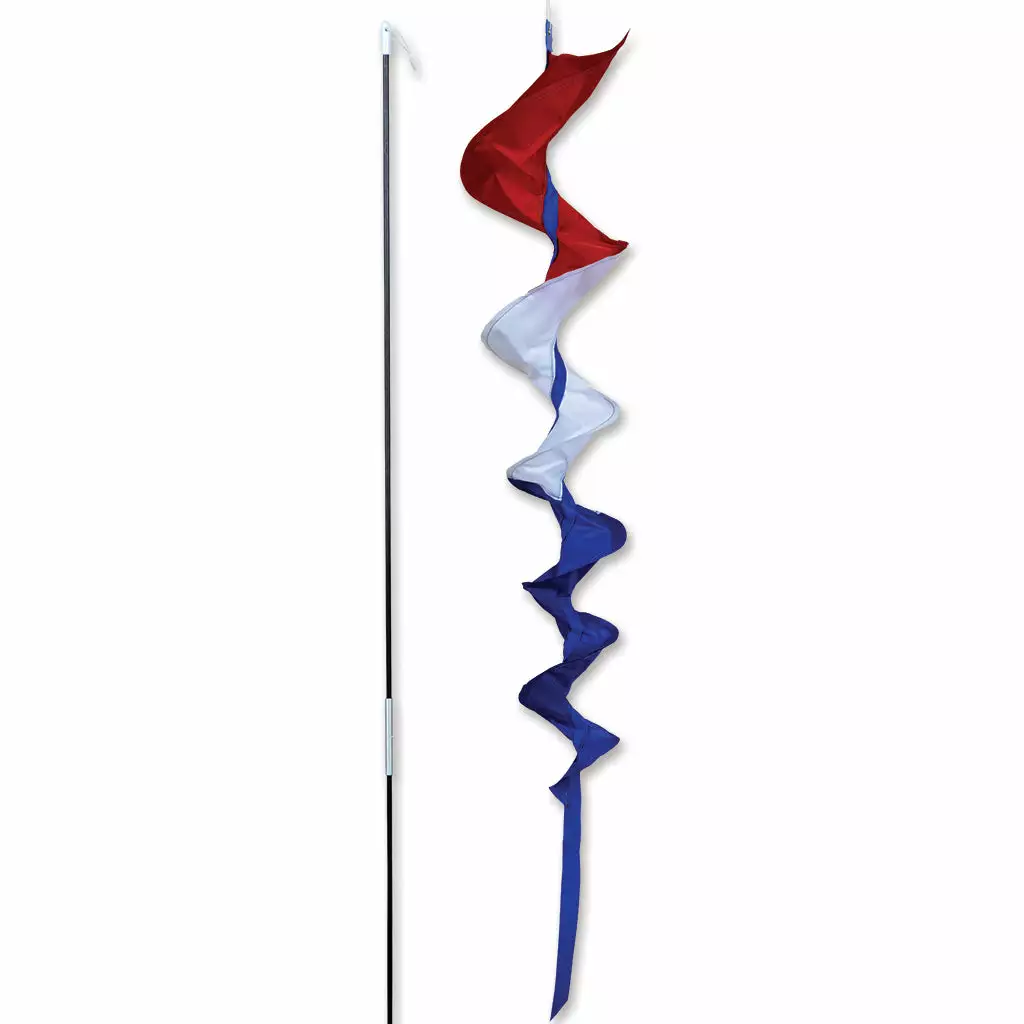 SoundWinds Medium Fusilli Spinning Recumbent Bike Windsock - Patriotic 3 SoundWinds Medium Fusilli Spinning Recumbent Bike Windsock - Patriotic