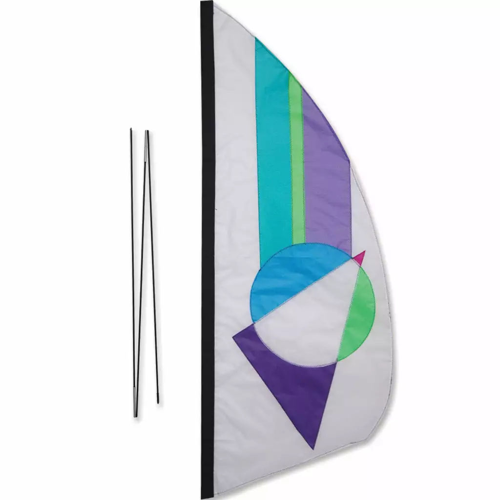 Premier Kites Recumbent Bike Flags 3.5 Ft. Recumbent Bike Feather Banner - Pastel Prizm 3 Premier Kites Recumbent Bike Flags 3.5 Ft. Recumbent Bike Feather Banner - Pastel Prizm