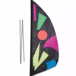 Premier Kites 3.5 Ft. Recumbent Bike Feather Banner - Midnight Jazz Recumbent Bike Flags