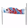Premier Kites Recumbent Bike Flags Koi Windsock Recumbent Bike Flag - Patriotic Fish