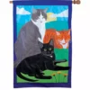 Accent Home & Garden Accent Prestige Flag - Kitty, Kitty, Kitty