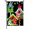Accent Home & Garden Accent 12 In. Flag - Christmas Birdhouses
