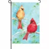 Accent Home & Garden 12 In. Flag - Winter Cardinals