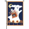 Accent Home & Garden 12 In. Halloween Garden Flag - Candy Ghost Accent