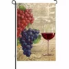 Accent Home & Garden 12 In. Flag - Vintage Wine Accent