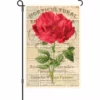 Accent Home & Garden Accent 12 In. Flag - Love Letter Rose