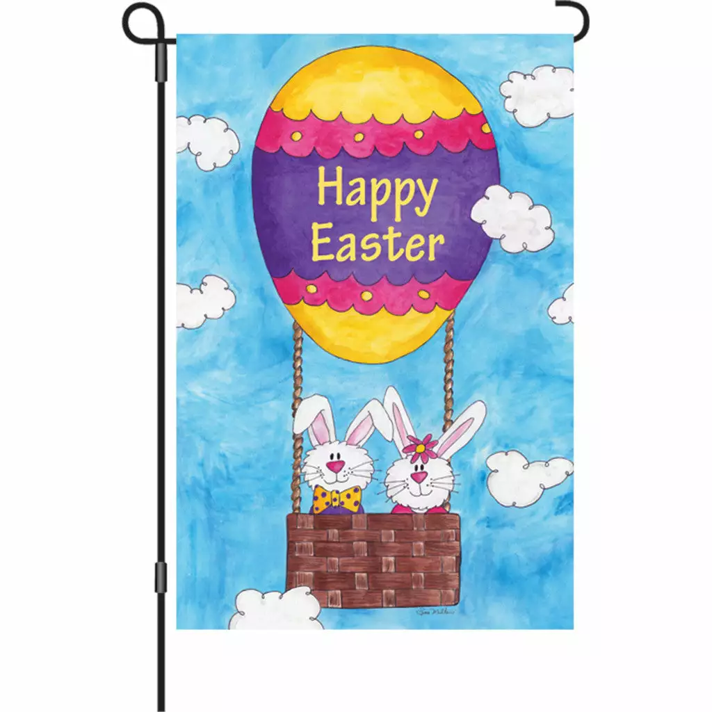 Accent Home & Garden 12 In. Flag - Easter Is In The Air 3 Accent Home & Garden 12 In. Flag - Easter Is In The Air
