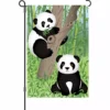 Accent Home & Garden 12 In. Flag - Baby Pandas