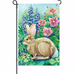 Accent Home & Garden Accent 12 In. Flag - Garden Rabbit