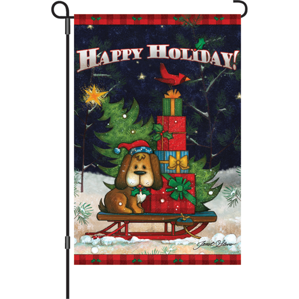 Accent Home & Garden 12 In. Flag - Doggone Happy Holiday Accent 3 Accent Home & Garden 12 In. Flag - Doggone Happy Holiday Accent