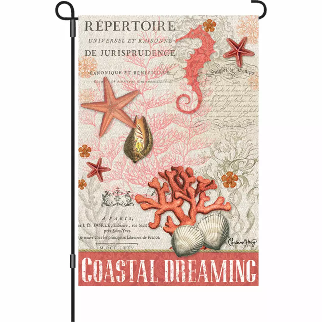 Accent Home & Garden 12 In. Flag - Coastal Dreaming 3 Accent Home & Garden 12 In. Flag - Coastal Dreaming