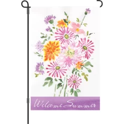 Accent Home & Garden Accent 12 In. Flag - Summer Bouquet