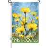 Accent Home & Garden Accent 12 In. Flag - Buttercups Welcome 1 Accent Home & Garden Accent 12 In. Flag - Buttercups Welcome