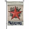 Accent Home & Garden 12 In. Flag - Welcome Star Accent