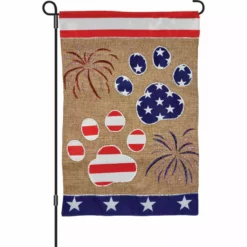Accent Home & Garden Accent 12 In. Flag - Patriotic Paws