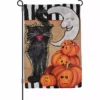 Accent Home & Garden Accent 12 In. Flag - Halloween Cat And Moon
