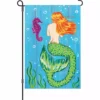 Accent Home & Garden 12 In. Flag - Mermaid & Seahorse Summer