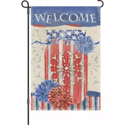 Accent Home & Garden Accent 12 In. Flag - 4th Of July Jar