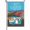 Accent Home & Garden 12 In. Flag - Happy Campers