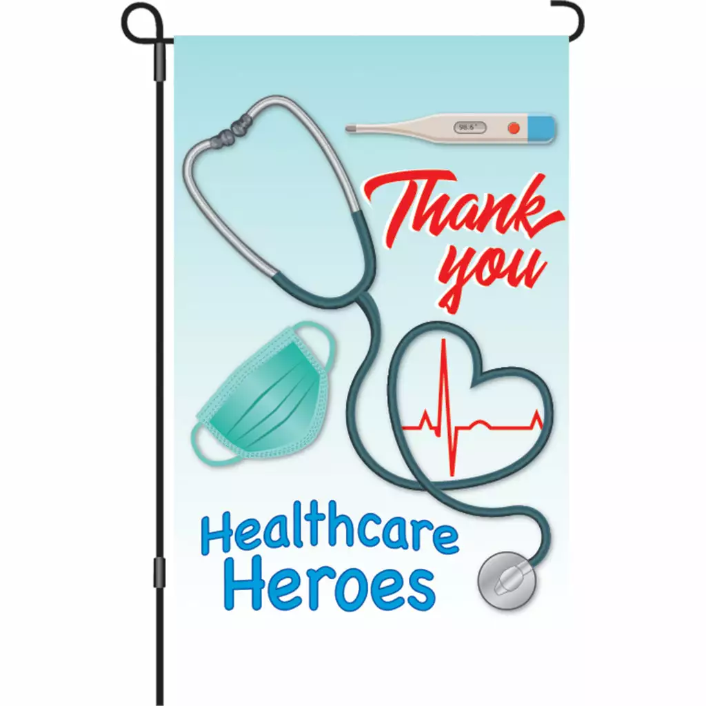 Accent Home & Garden Accent 12 In. Flag - Healthcare Heroes 3 Accent Home & Garden Accent 12 In. Flag - Healthcare Heroes