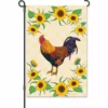 Accent Home & Garden 12 In. Flag - Sunflower Rooster Accent 2 Accent Home & Garden 12 In. Flag - Sunflower Rooster Accent