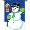 Accent Home & Garden Applique Flag - Snowman 2 Accent Home & Garden Applique Flag - Snowman