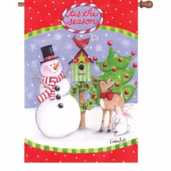 Accent Home & Garden 28 In. Flag - Festive Friends