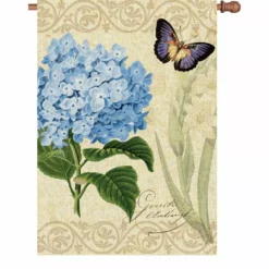 Accent Home & Garden 28 In. Flag - Botanical Fresh Blue