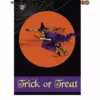 Accent Home & Garden Accent 28 In. Halloween House Flag - Flying Witch 2 Accent Home & Garden Accent 28 In. Halloween House Flag - Flying Witch