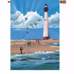 Accent Home & Garden Accent 28 In. Flag - Lighthouse Breezy Day