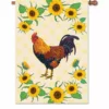 Accent Home & Garden Accent 28 In. Flag - Sunflower Rooster