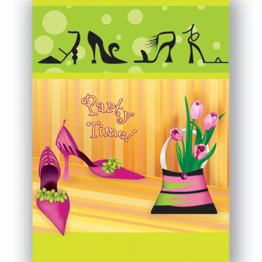 Accent Home & Garden Accent Deluxe Gift Bag - Party Time 5 Accent Home & Garden Accent Deluxe Gift Bag - Party Time