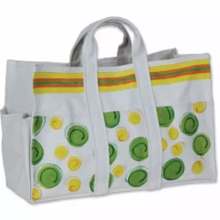Accent Home & Garden - Sale Canvas Tote Bag & Gloves - Summer Dot Accent