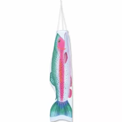 Accent Home & Garden Koi Windsock - Rainbow Trout Fish