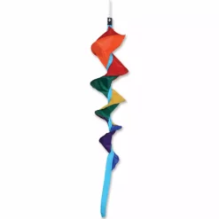SoundWinds Small Fusilli Spinning Windsock - Rainbow Windsocks