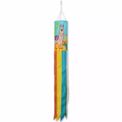 Accent Home & Garden 60 In. Embroidered Applique Windsock - Alpaca