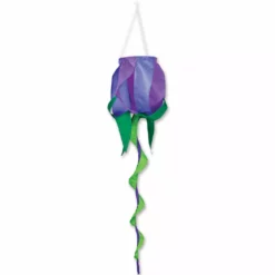 SoundWinds Purple Rose Spinning Windsock Windsocks