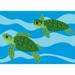 Accent Home & Garden Everyday Windsocks Embroidered Applique Windsock - Sea Turtles