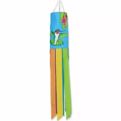 Accent Home & Garden Everyday Windsocks Embroidered Applique Windsock - Hummingbirds