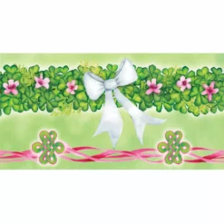 WindGarden WindGarden 28 In. Windsock - Shamrock Wreath