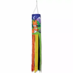 Accent Home & Garden Everyday Windsocks Embroidered Applique Windsock - Camping Critters
