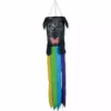 Accent Home & Garden Pet Windsock - Black Labrador Retriever