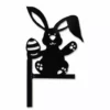 Accent Home & Garden Accent Bunny Flag Finial 1 Accent Home & Garden Accent Bunny Flag Finial