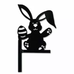 Accent Home & Garden Accent Bunny Flag Finial