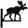 Accent Home & Garden Moose Flag Finial