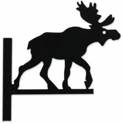 Accent Home & Garden Moose Flag Finial