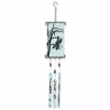 WindGarden Silhouette Glass Wind Chime - Dragonfly